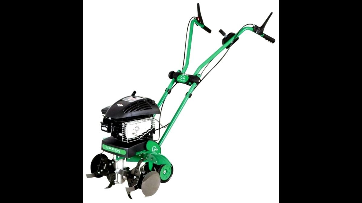 Культиватор с четырёхтактным двигателем и червячным редуктором.Фото взято из открытых источников.