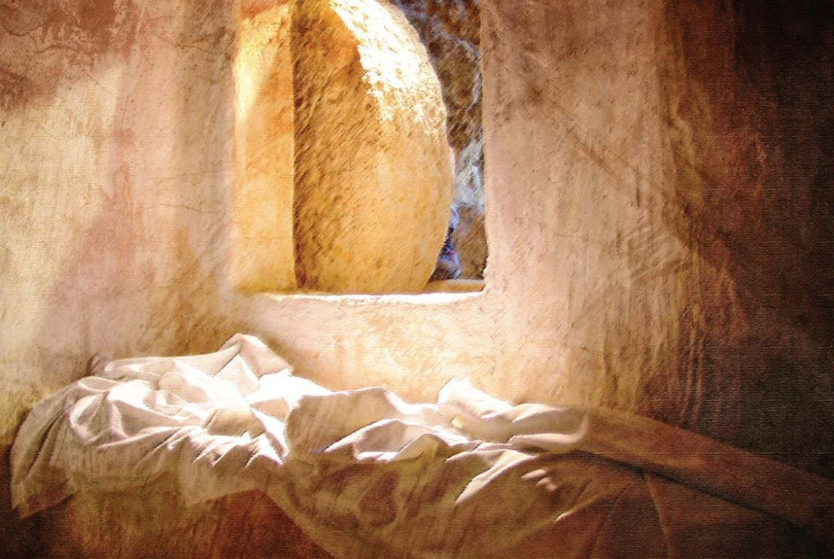 Снять пелену. Воскресение Иисуса Христа отваленный камень. Пещера воскрешения Иисуса Христа. Воскресение Иисуса пещера. Христос воскрес Гробница пуста.