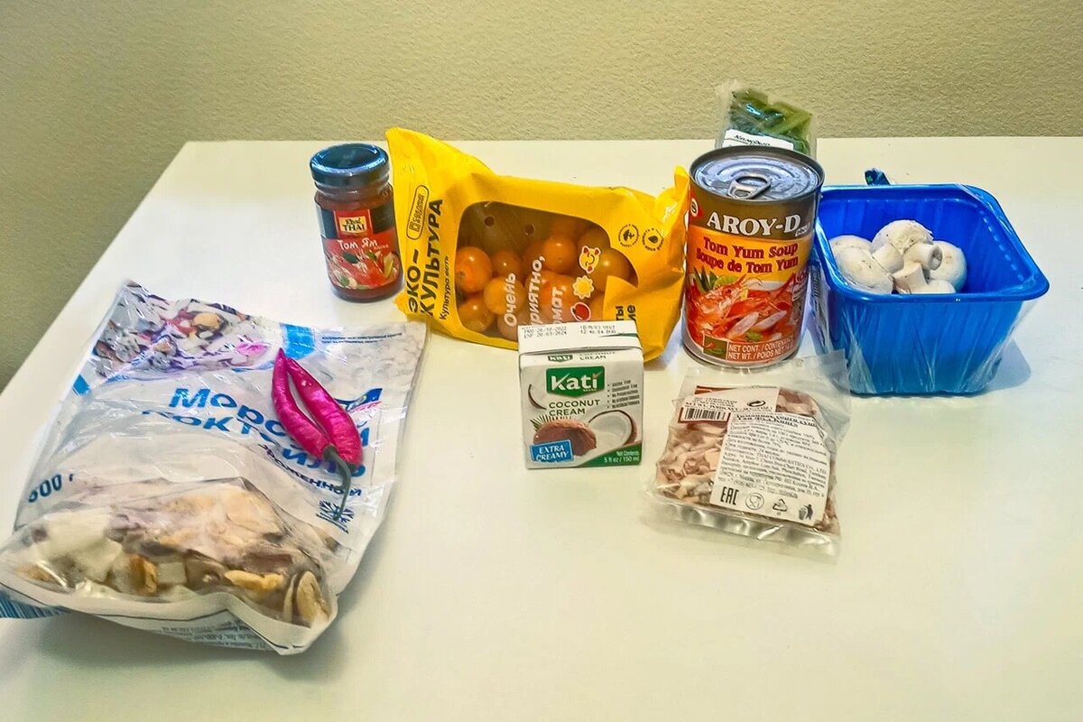 Ароматные и доступные ингредиенты для приготовления чудесного супчика в тайском стиле  Фото: Виктория З.