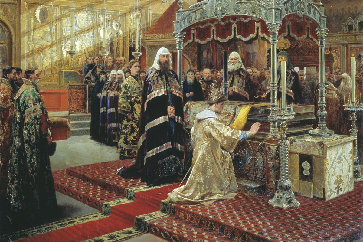 Венчание на царство Алексея Михайловича Романова. Церковная реформа грозного