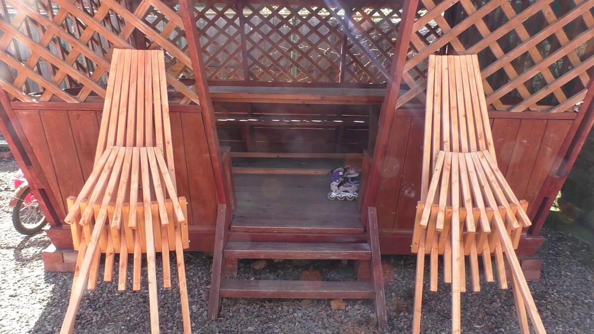 Самодельные садовые стулья на которых можно хорошо заработать