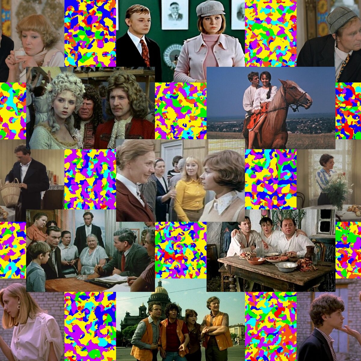 Мы всегда можем ответить, где определенный известный советский актер, или актриса, снимался. А вы ответите, где они не снимались?