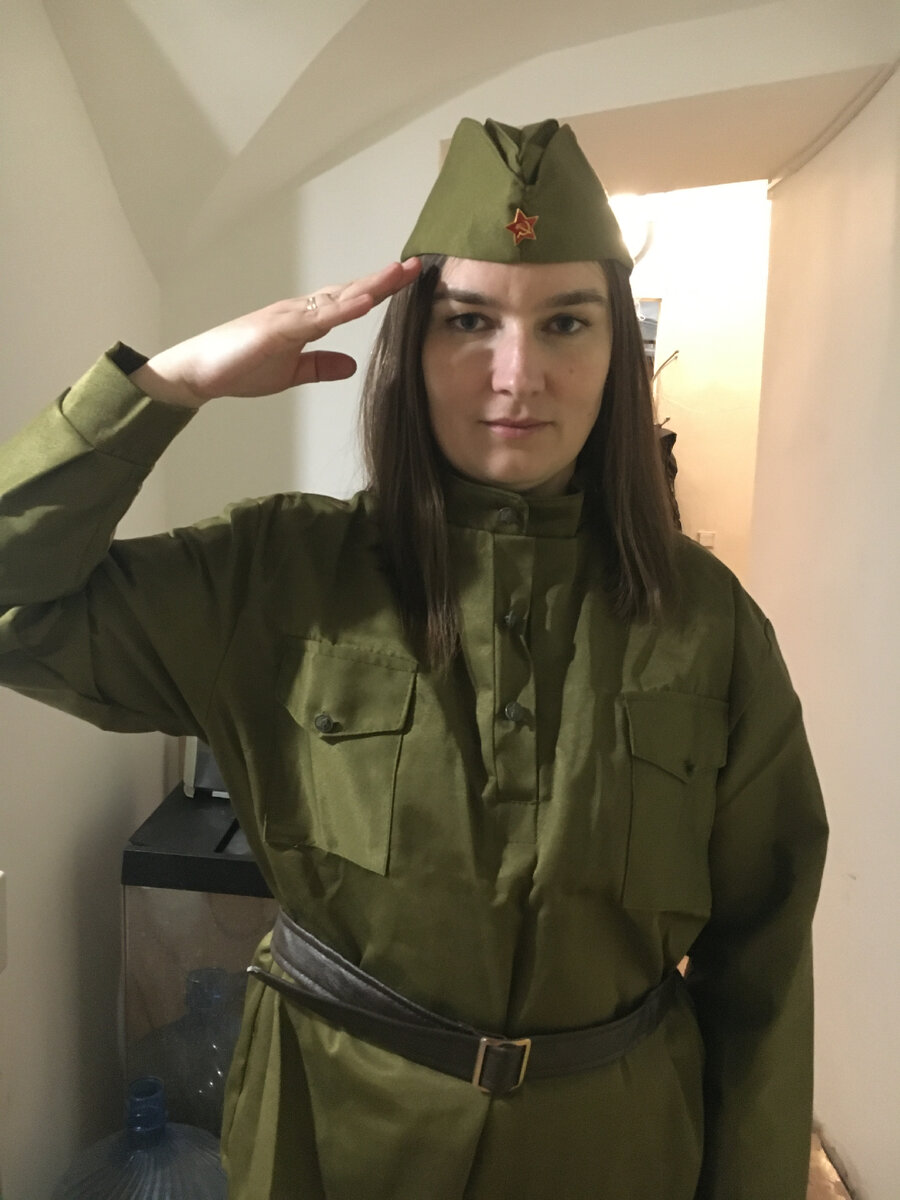 На фото: я в образе Риты Осяниной «А зори здесь тихие». Специально для подписчиков канала видео-сюрприз
