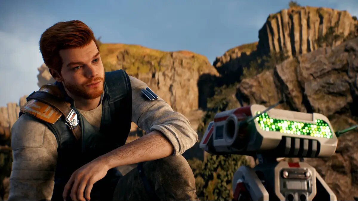 Милый робот BD-1 не стесняется перетягивать на себя внимание, но в разумных пределах — никакого натужного фансервиса