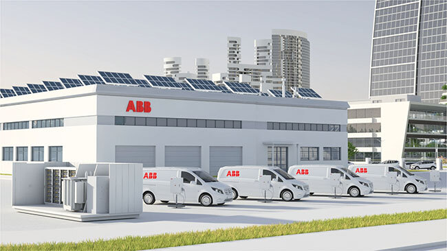 ABB Electric Mobility разрабатывает инновационные решения для зарядки электрических грузовиков