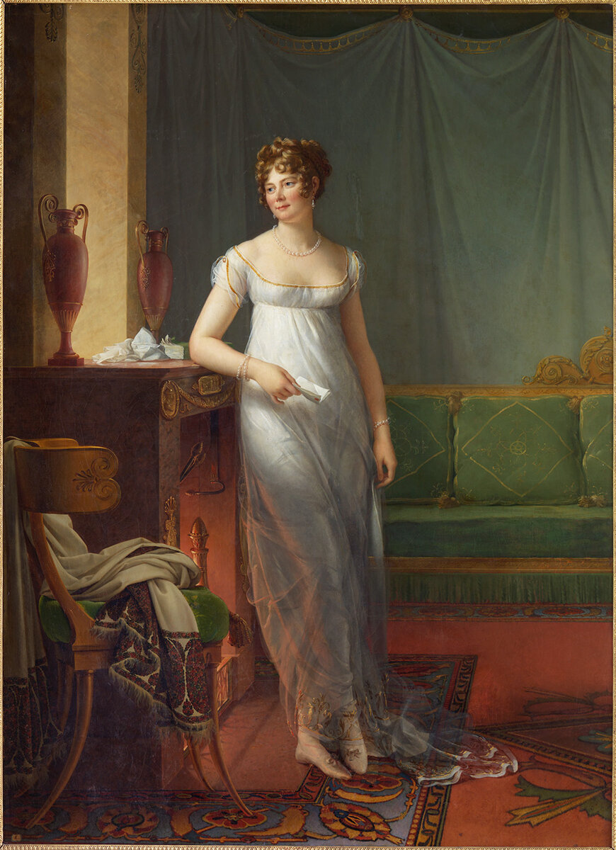 Франсуа Жерар. "Мадам Шарль Морис де Талейран-Перигор (1761-1835)", 1804 г.