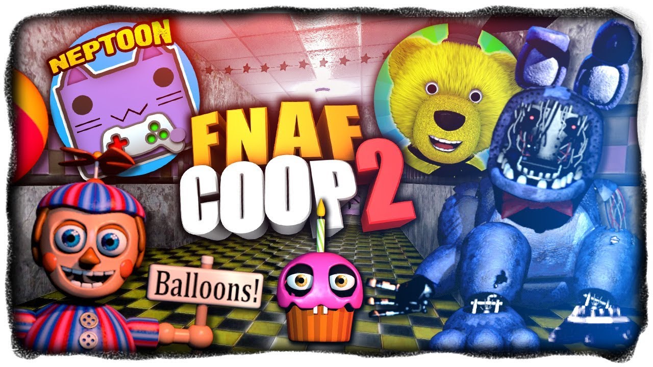 БАЛУН БОЙ СПАС НЕПТУНА И FNAF PLAY! ОЖИЛИ СЛОМАННЫЕ АНИМАТРОНИКИ! ✅ НОЧЬ 3  В FNAF COOP 2