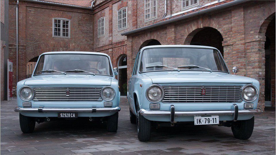      Fiat 124 и ВАЗ-2101