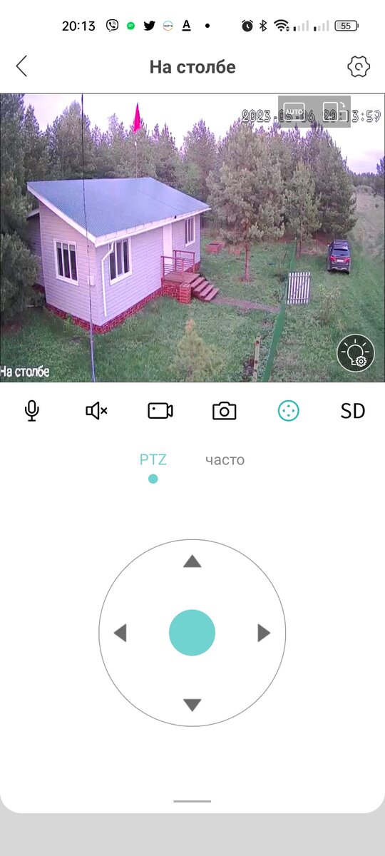 Установили камеру видеонаблюдения на даче | Строим дачу в лесу | Дзен