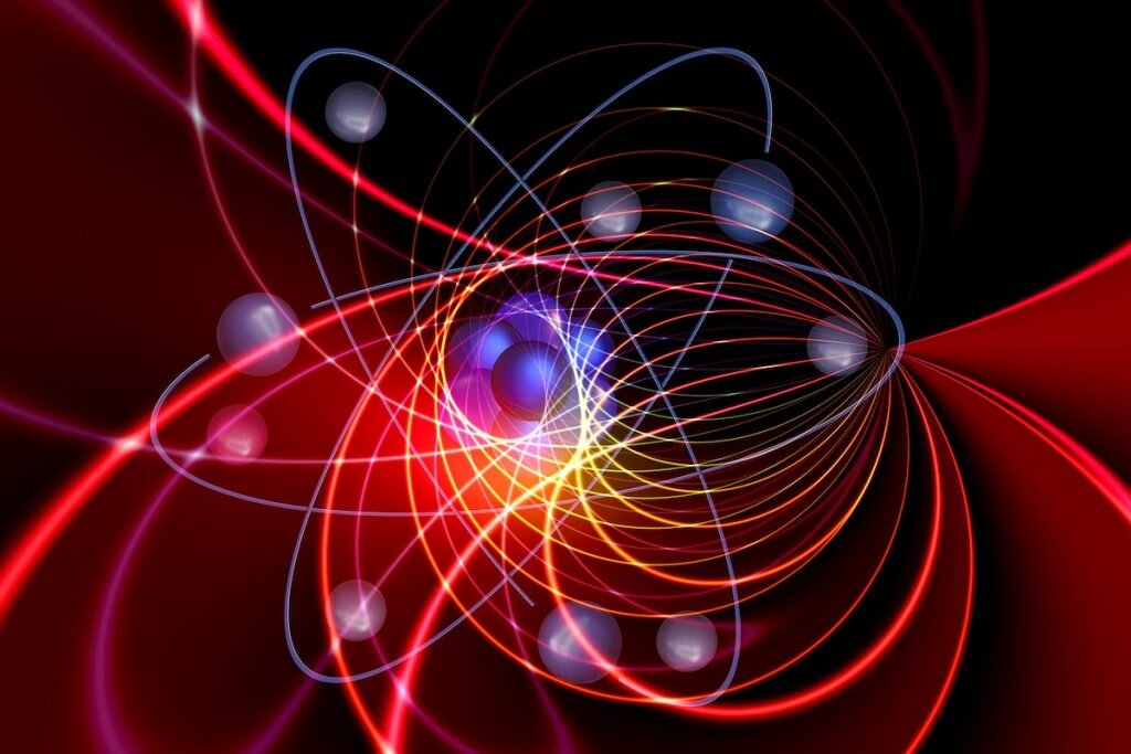    Quantum Physics. Original public domain image from Wikimedia Commons Анастасия Никифорова