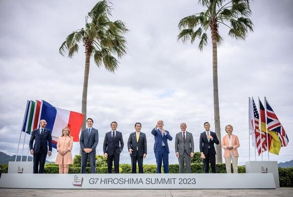    Участники саммита G7 в японской Хиросиме, Michael Kappeler / globallookpress.com