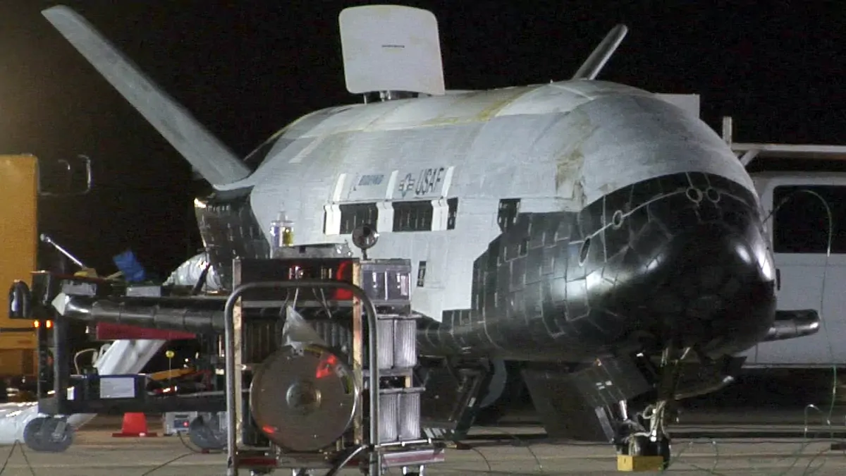 ◙ Считается, что секретный американский космический самолет Boeing X-37B вдохновил Китай на создание аналогичного корабля 
