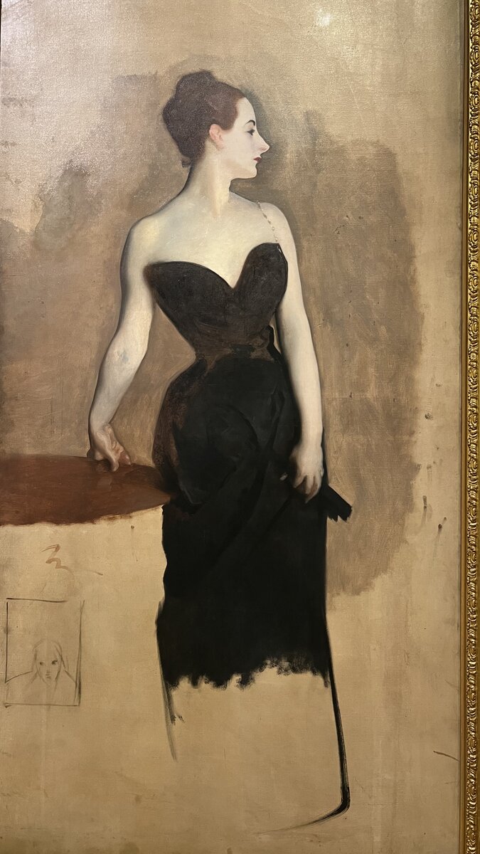Саржент, Study for Madame Gautreau, 1884