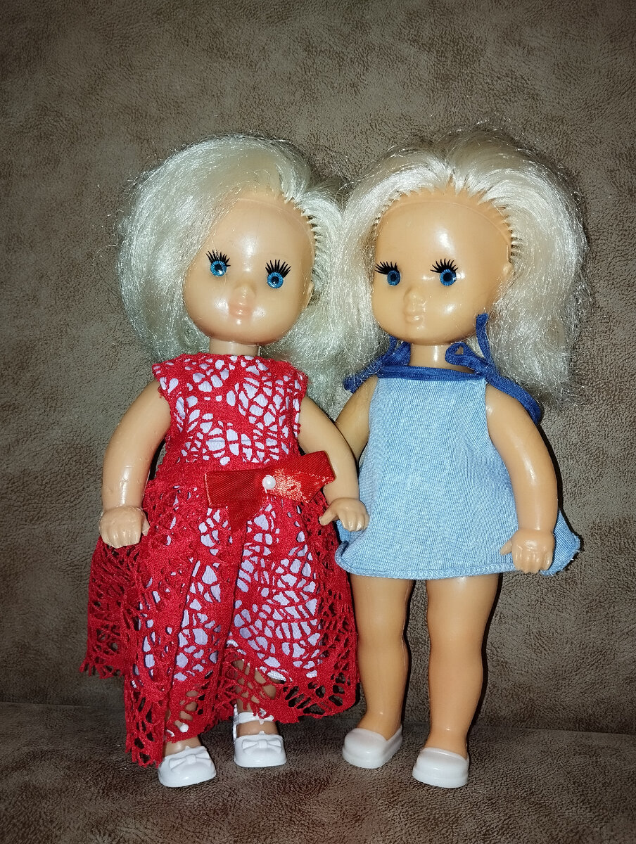 Куклы Сигуте, Литовской фабрики "Неринга". Город Вильнюс. 1970 годы выпуска. Из личной коллекции автора.