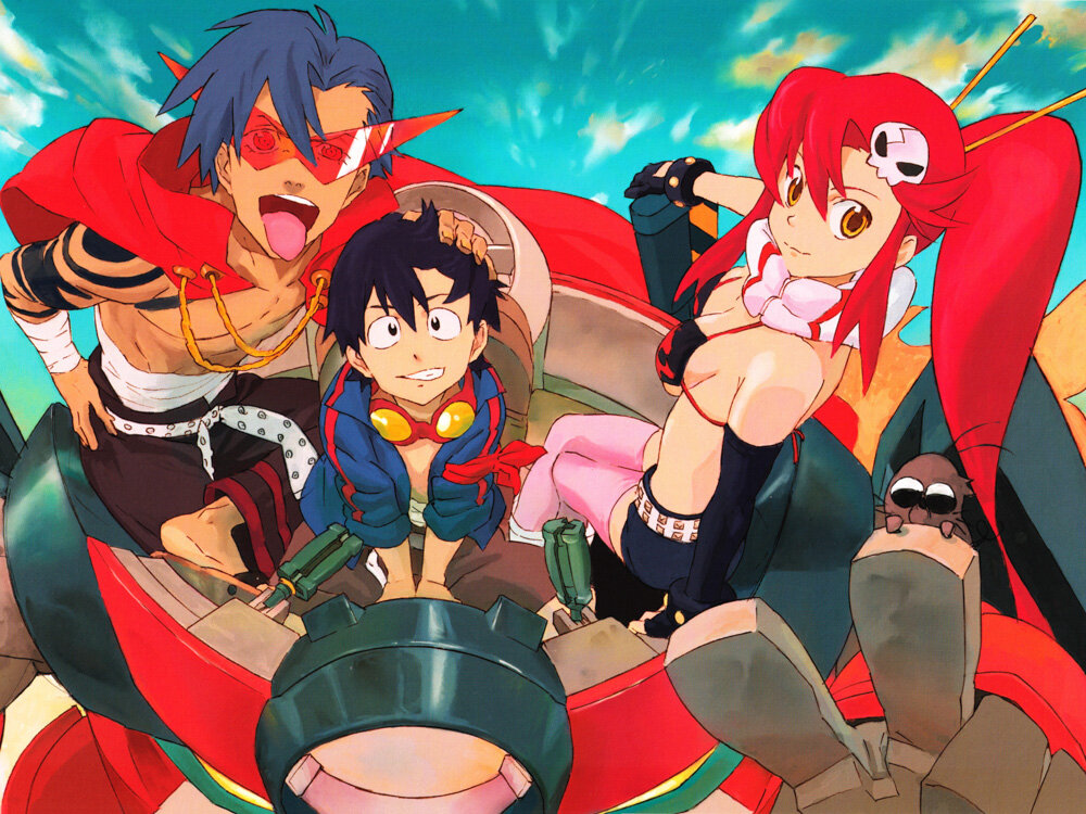 Аниме Tengen Toppa Gurren-Lagann обои для рабочего стола