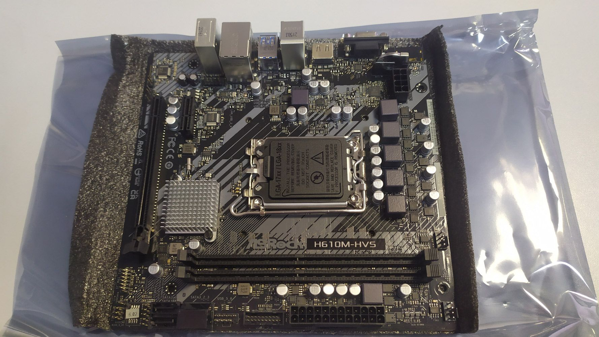 Материнская плата Asrock H610M-HVS