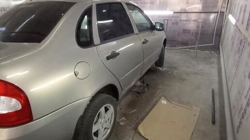 Как ремонтируют машины перекупщики, восстановили порог за пару часов ...