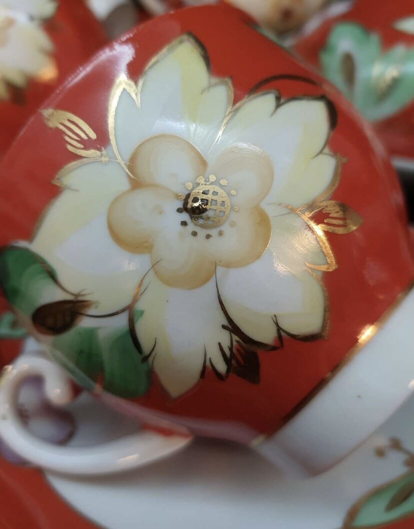 Красивая роспись цветка😍👍