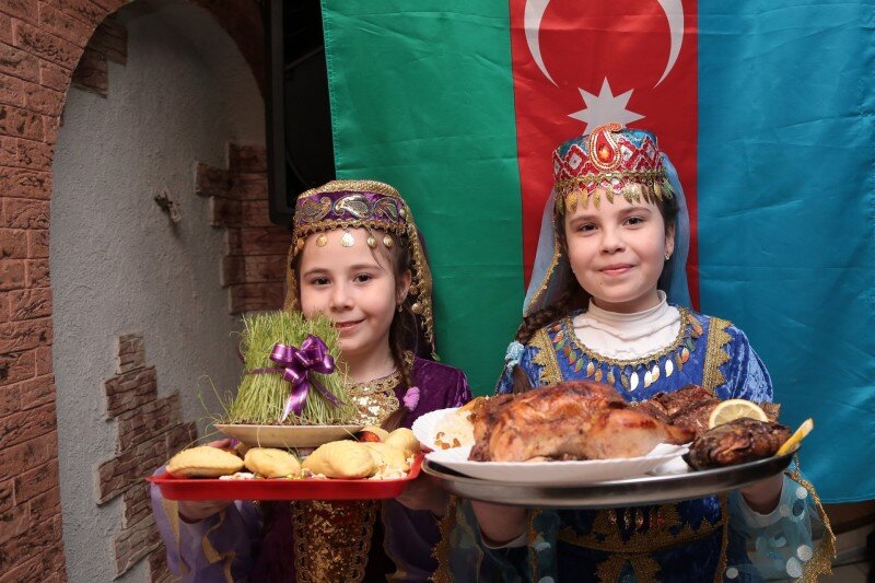 Азербайджанские дети Коми на празднике Новруз