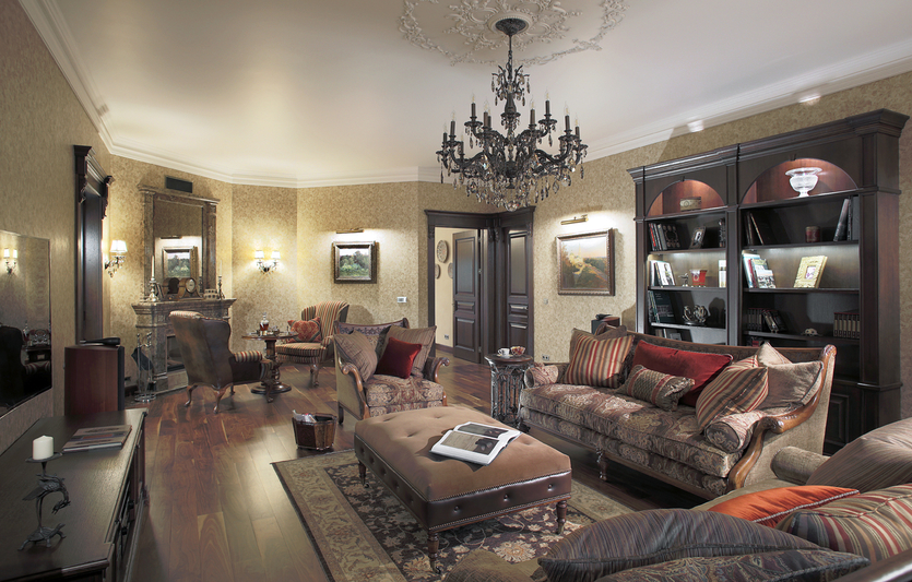 Интерьер гостиной.