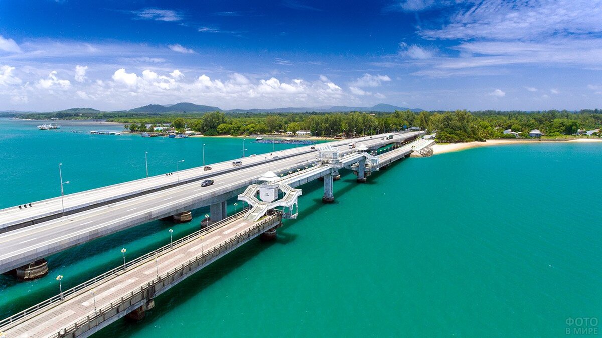 Мост Сарасин. Остров Пхукет. Таиланд.