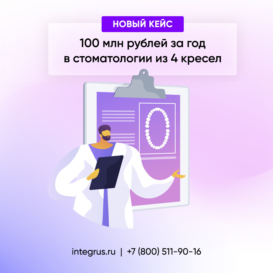 Кейс по стоматологии | Integrus. it-решения | Дзен