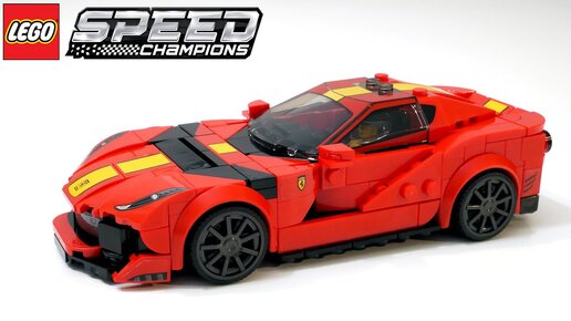 Новенький Феррари в гараже: Обзор набора ЛЕГО SPEED CHAMPIONS 76914 Ferrari 812 Competizione