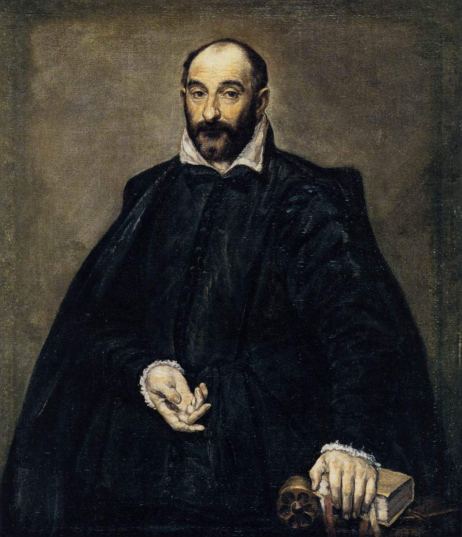 Эль Греко. Портрет мужчины (Андреа Палладио). 1570—1575 гг. Масло, холст, 116 см x 98 см. Государственный музей искусств, Копенгаген.