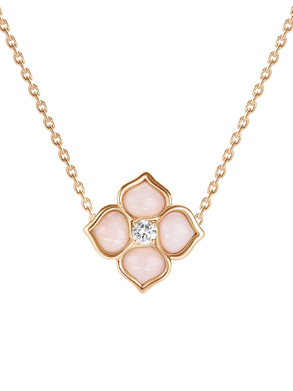 Кулон Chopard Imperiale из розового золото с бриллиантом и опалами

