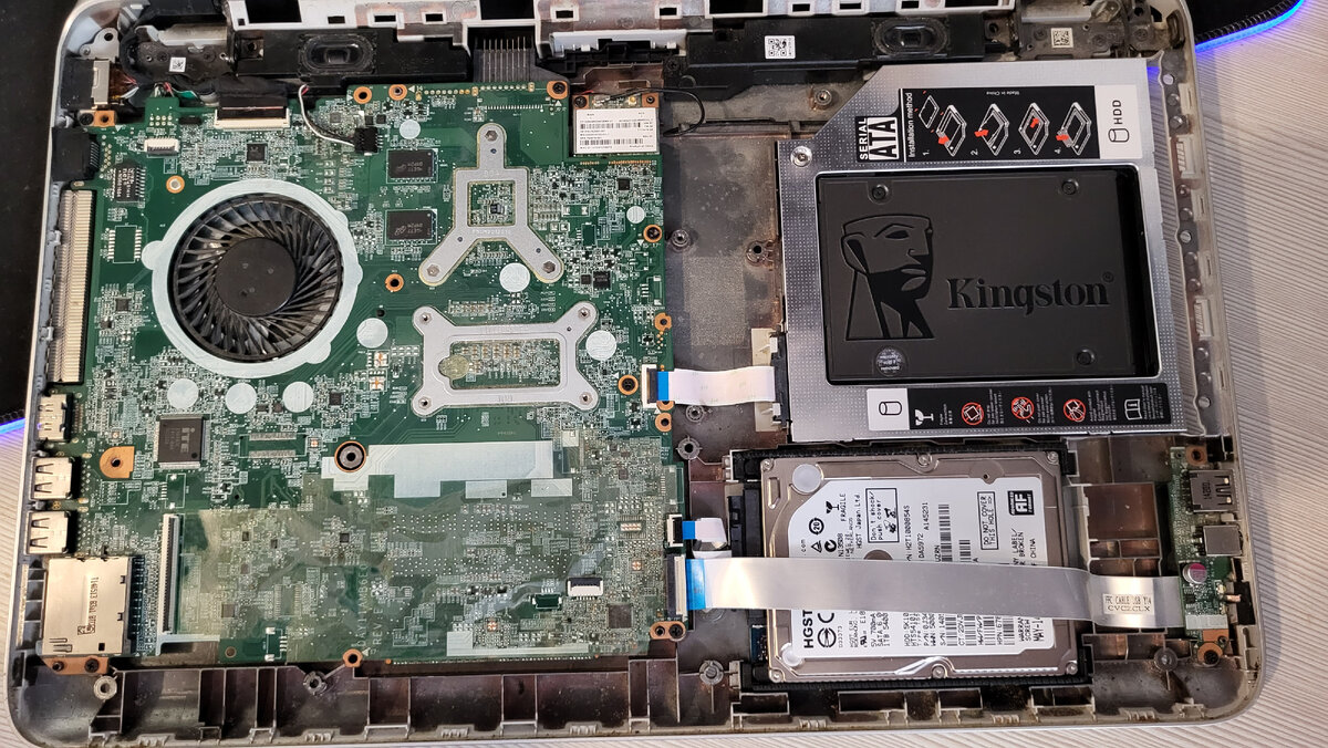 Хотел ускорить ноутбук, но, похоже, попал на бабки. Буду рад совету ...