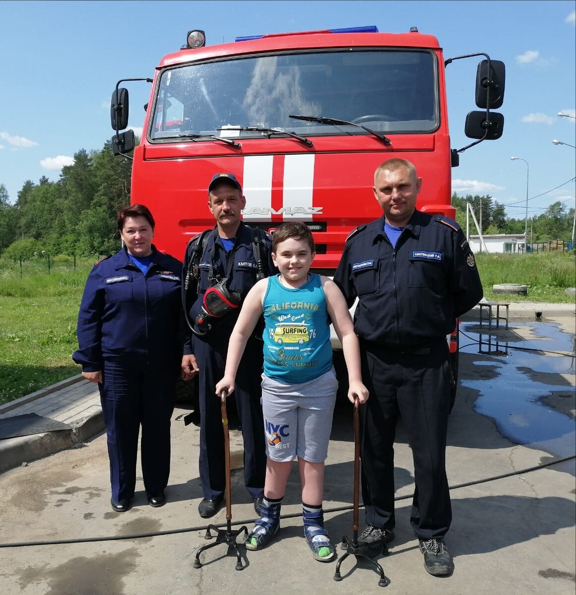 Экскурсия в пожарную часть презентация