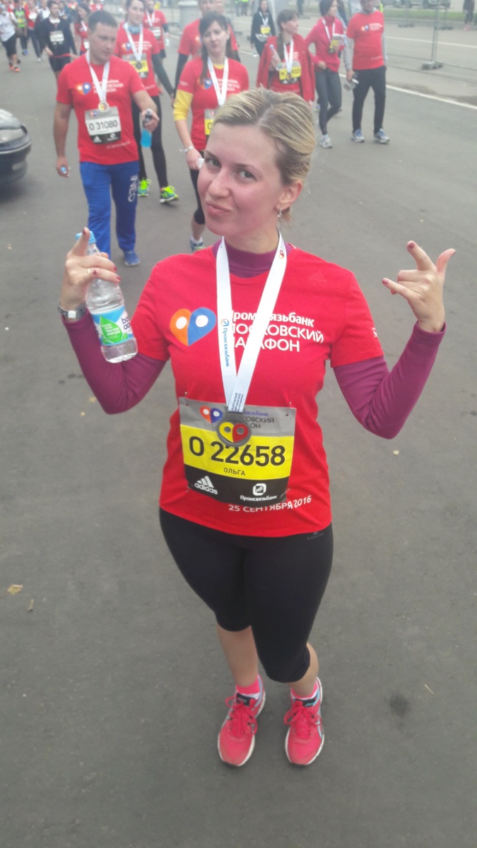 2016 год, 10 км на Московском марафоне