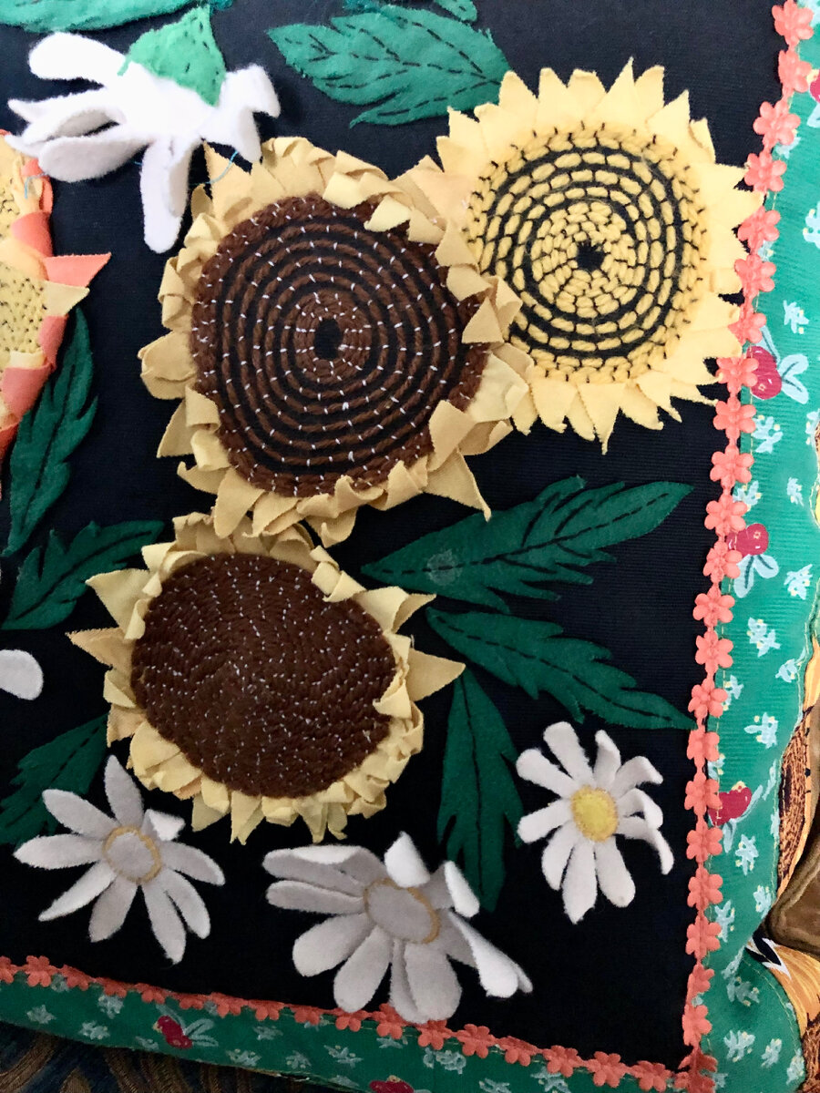 Детали подушки. Фото автора.