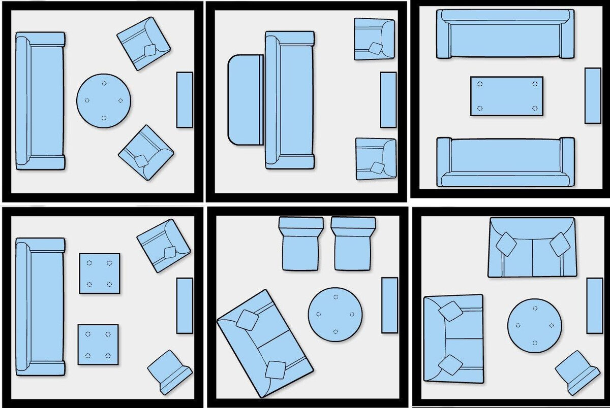 Как правильно расставить кресло