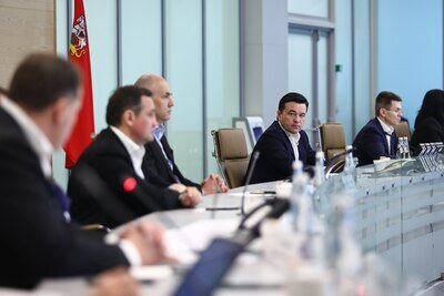    Совещание Губернатора Московской области Андрея Воробьева с руководящим составом правительства Московской области и главами городских округов © Антон Чернов, «Подмосковье Сегодня»