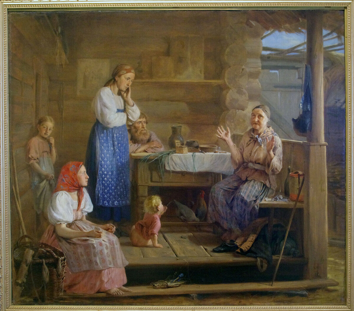 "Странница", Н.А. Кошелев, 1867. Ярославский художественный музей.