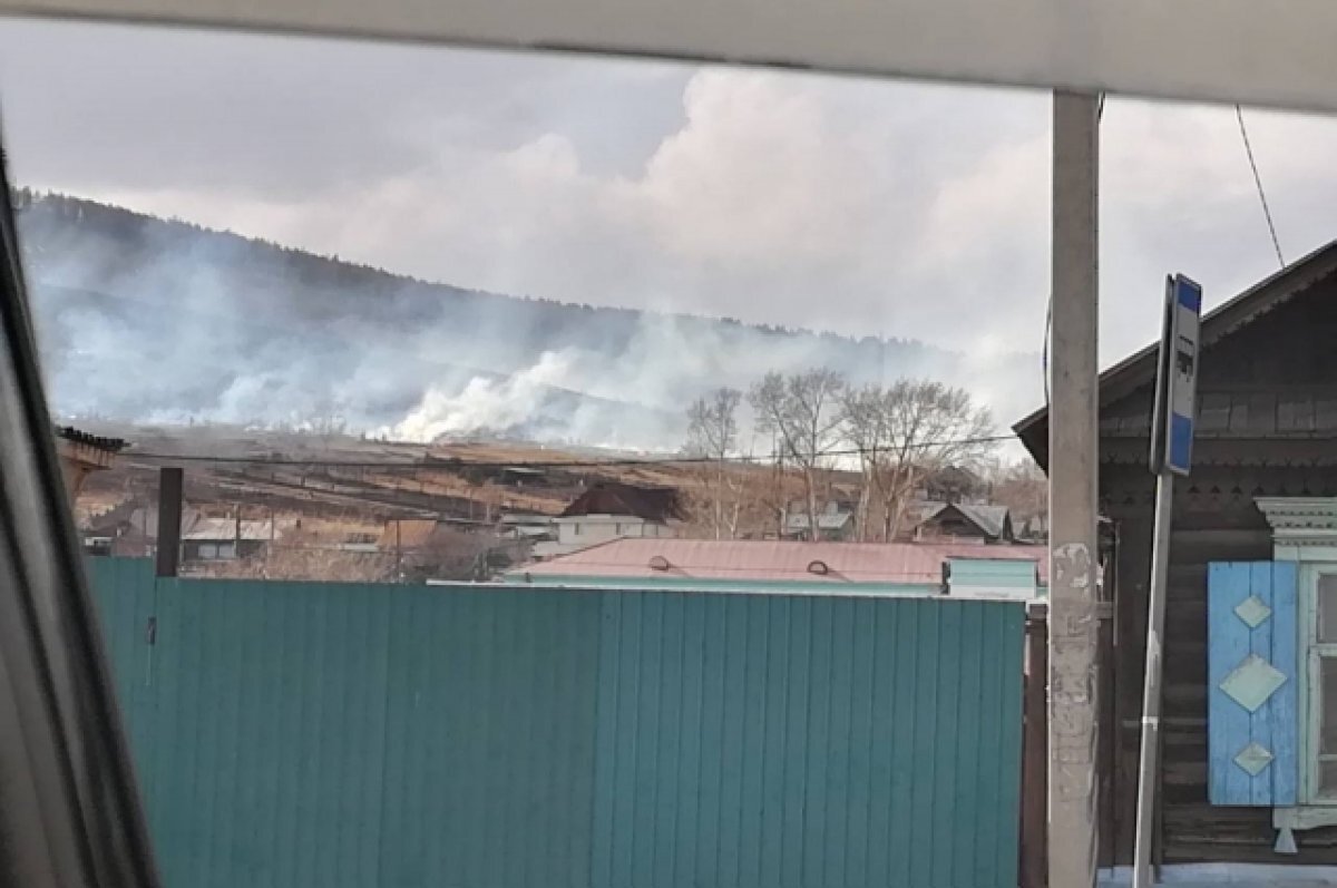    Пожар ликвидировали на Титовской сопке в Чите
