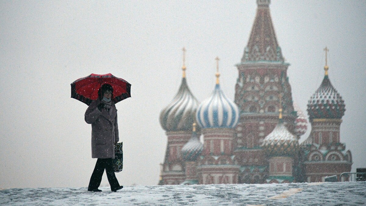    Снег в Москве© РИА Новости . Максим Блинов