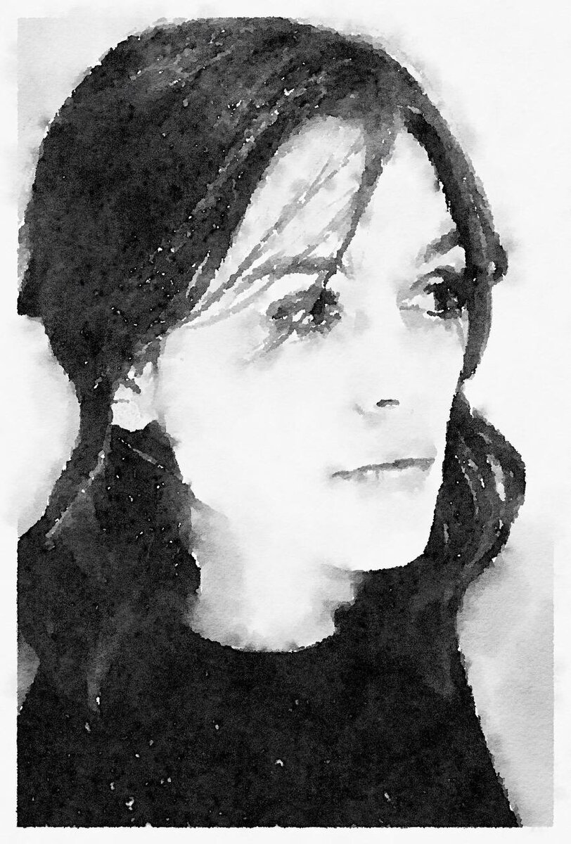 Кира Найтли, акварель 2019 год