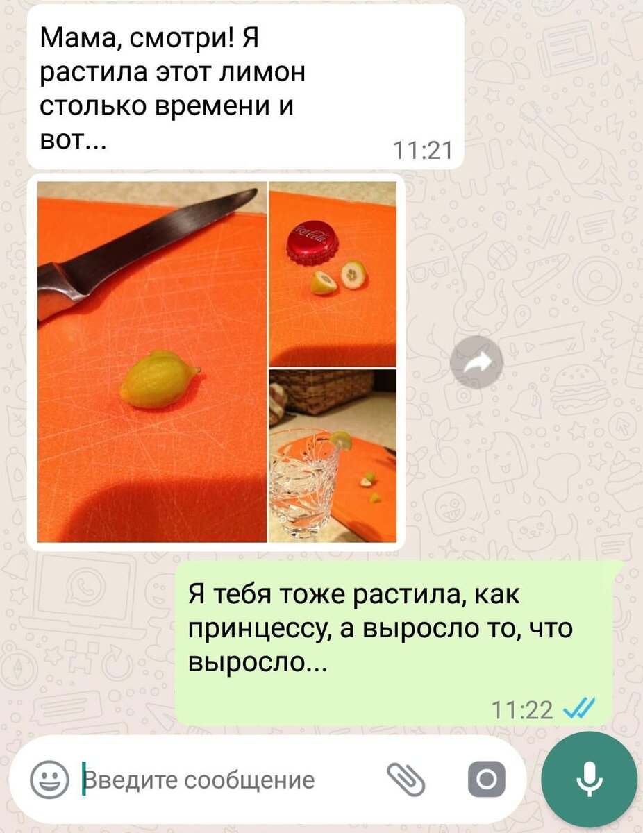 Еда для детей приколы в переписке