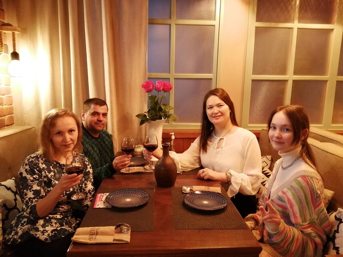 В ресторане 