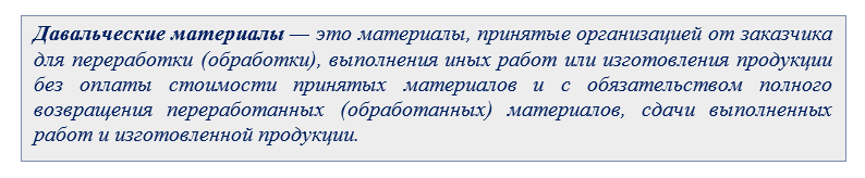 Отчет Об Использовании Давальческих Материалов: Образец Заполнения.