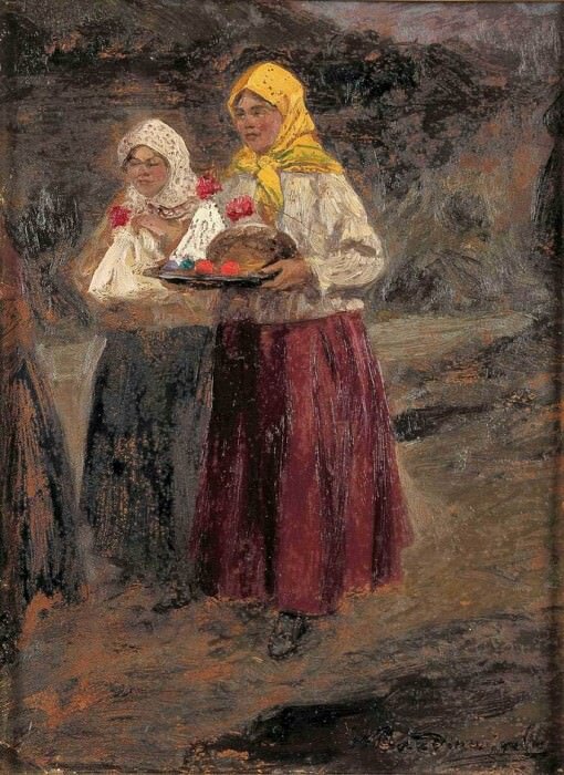 И.А. Владимиров. "C заутренней".