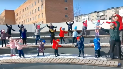 Общегородская физкультурно-спортивная Акция Зарядка для всех в городе Назарово.