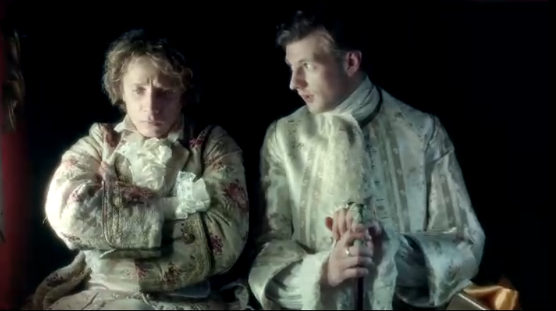 Петр III и Брокдорф. Кадр из сериала "Екатерина"