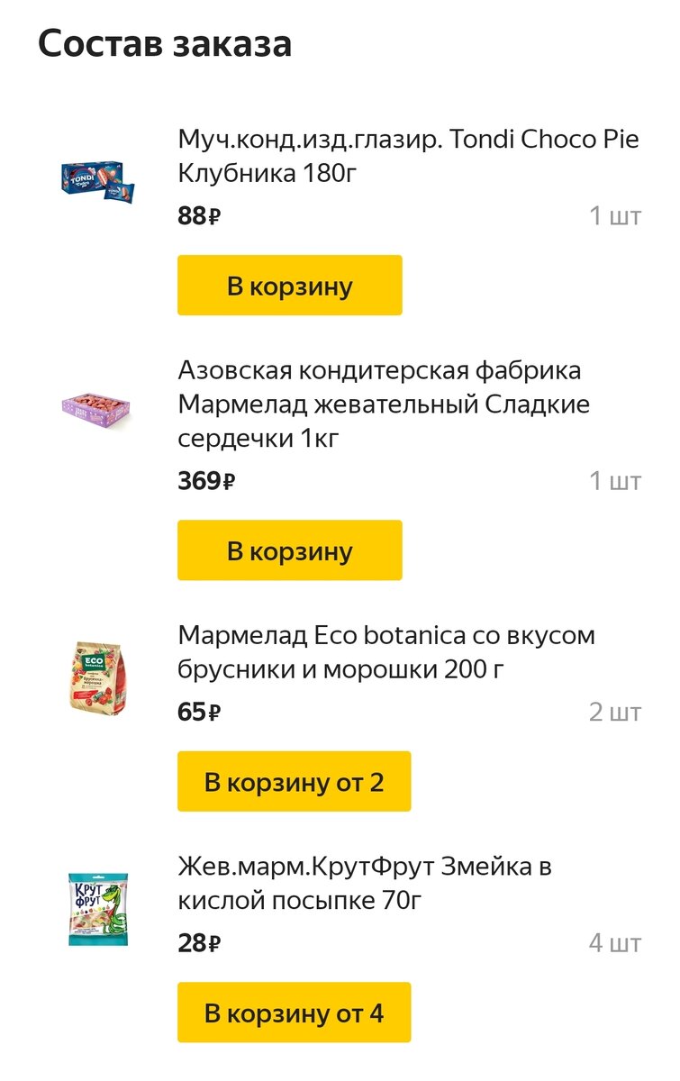 Да-да, я помню, что хотела минимизировать сладости