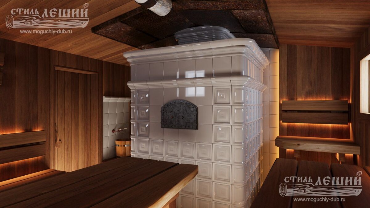 Дизайн бани от стиль леший