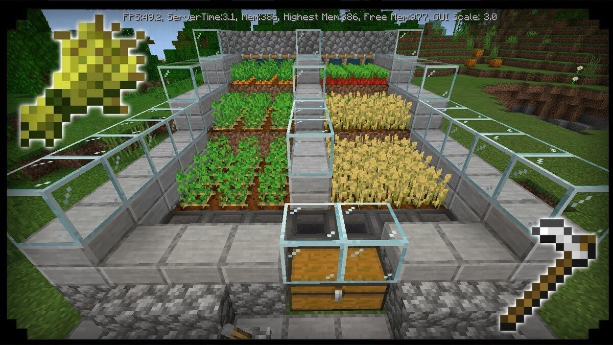 Автоматическая ферма для сбора пшеницы