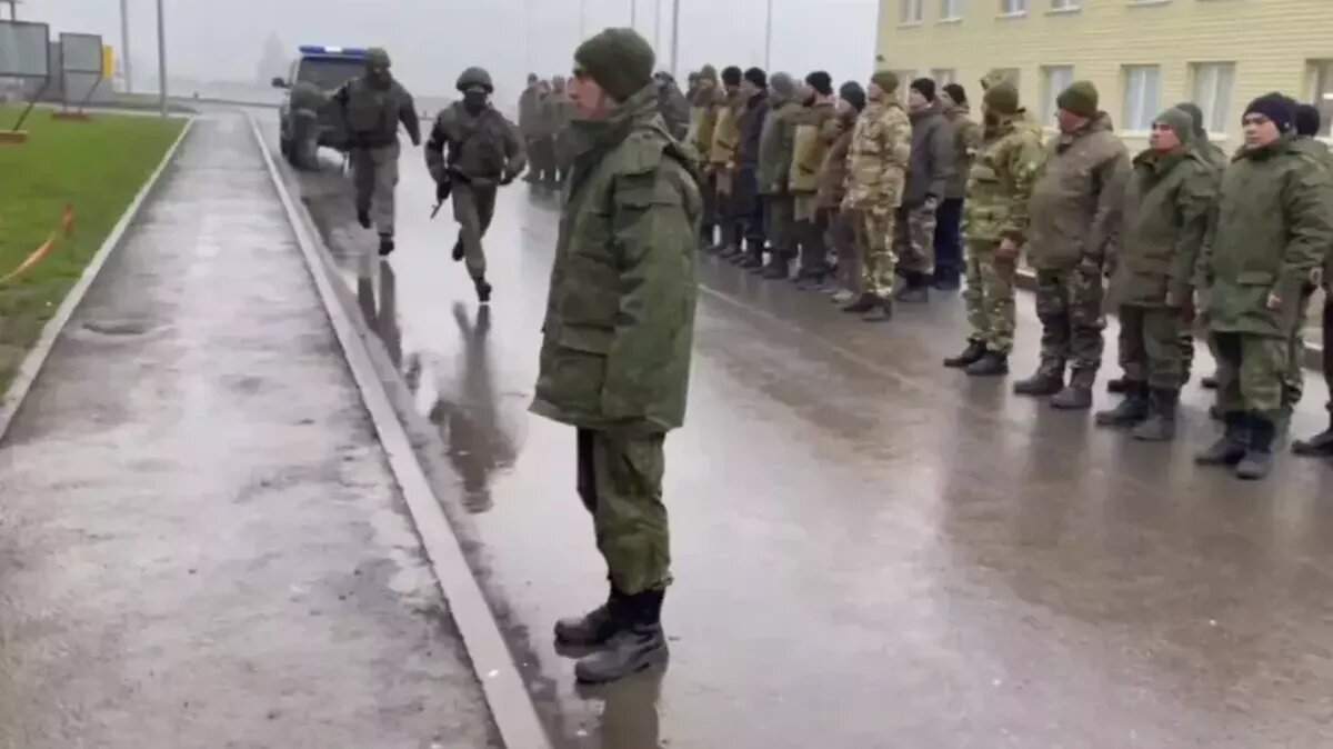 Задержание мобилизованного. Фото: кадр из видео