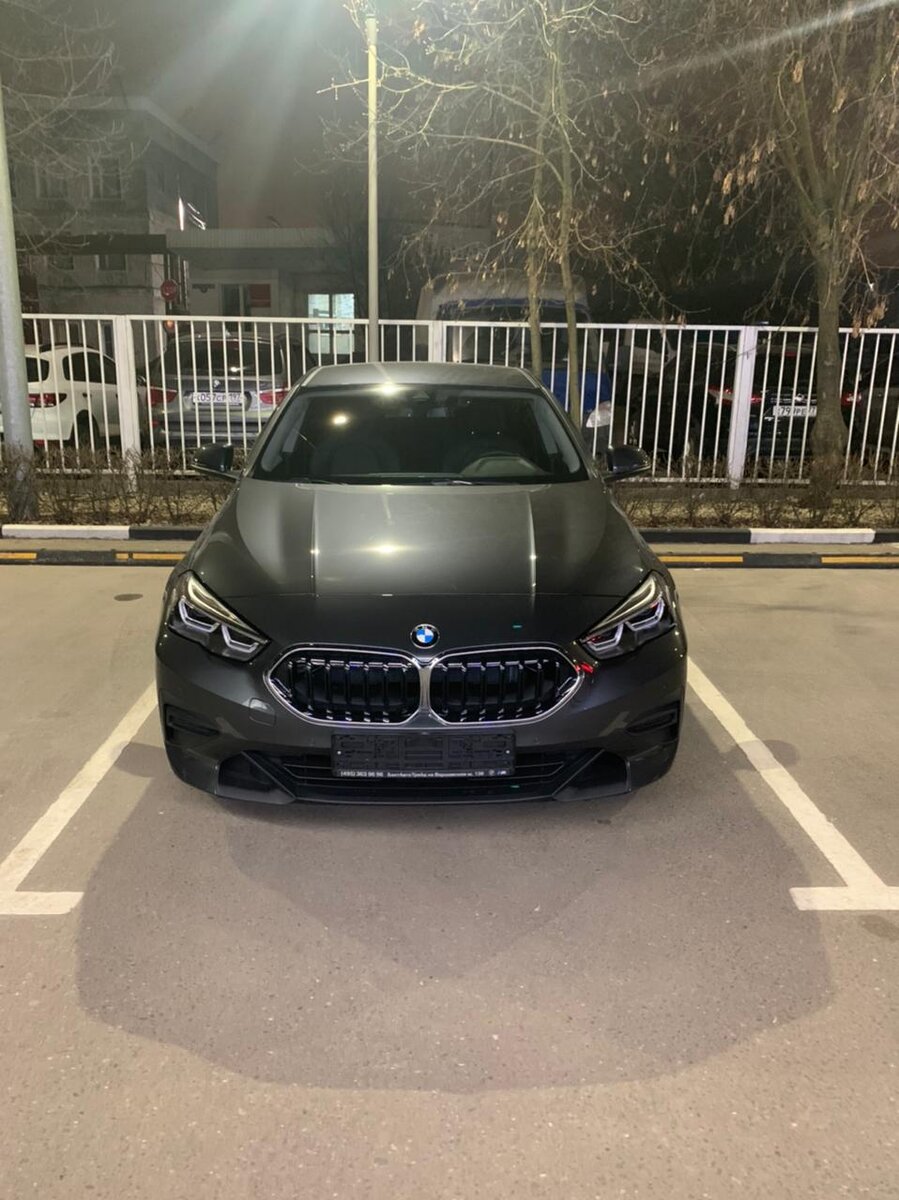 BMW218 i gran cope с нашего тест-драйва.